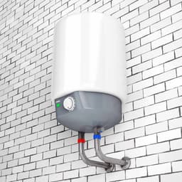 Installation of a flow-through water heater