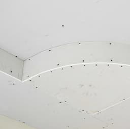 Construction of a complete suspended ceiling