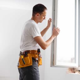 Installation of moldings in window frames