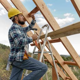 Nailing down new plank paneling