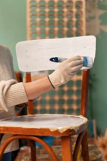 Painting old furniture