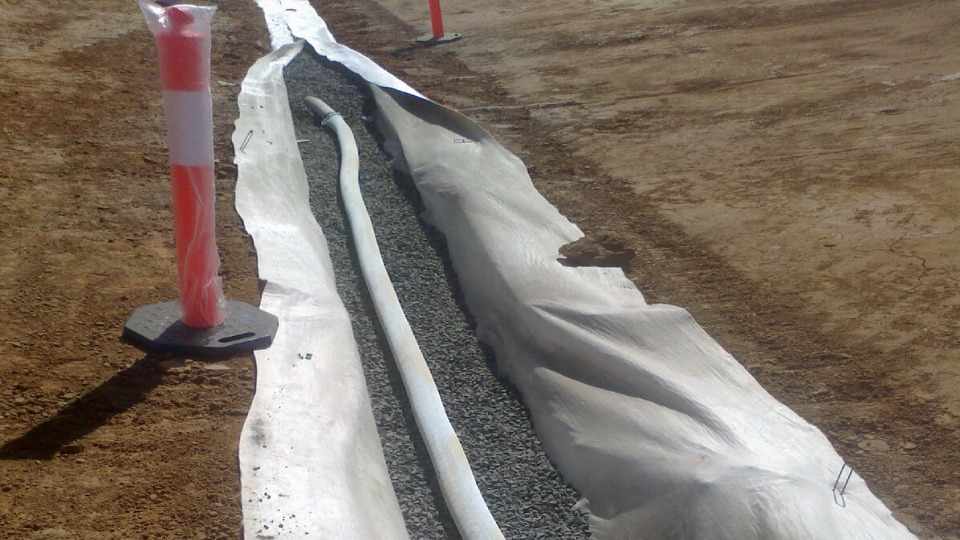 Construction de drains