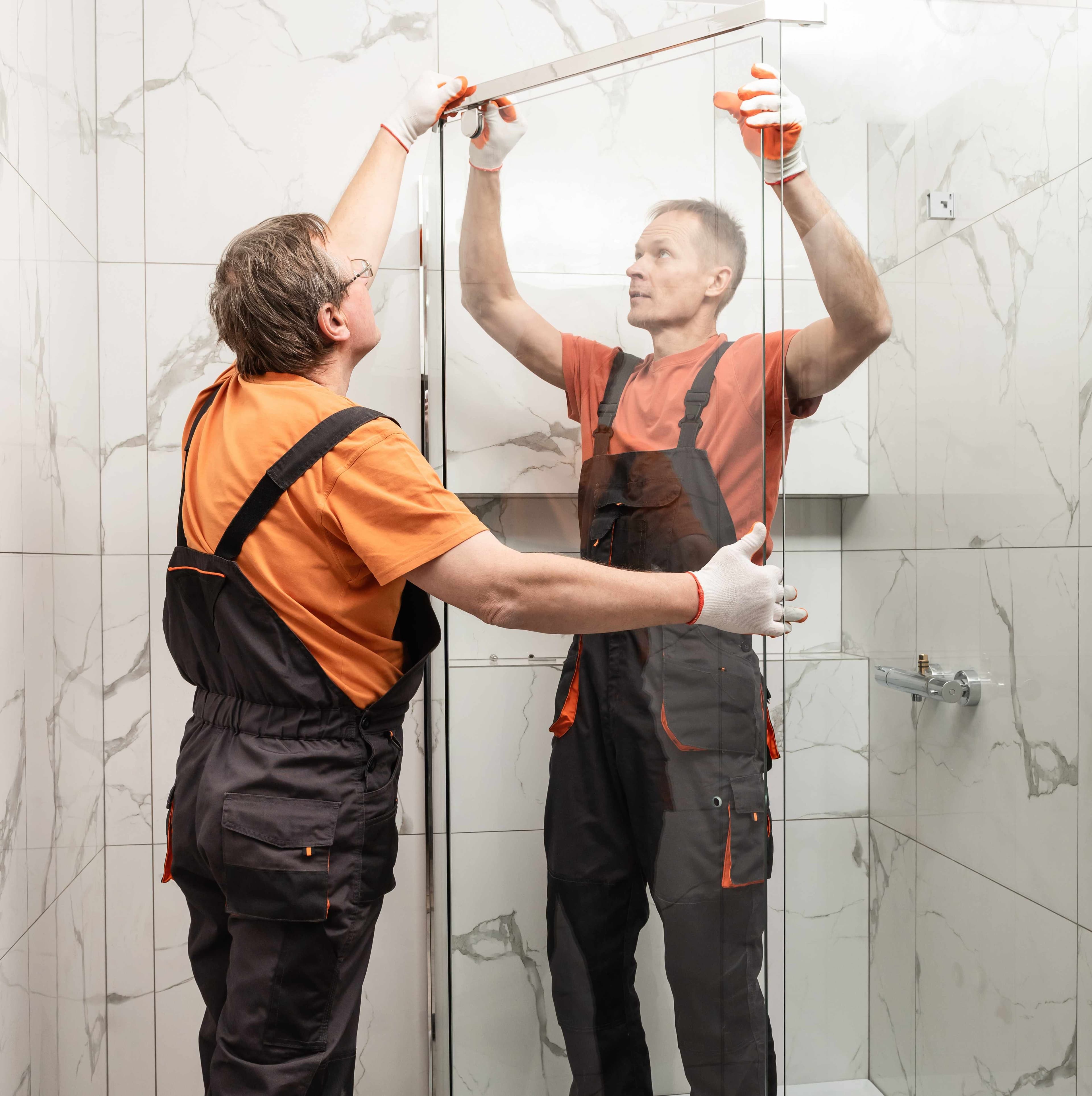 Dismantling of glass screens