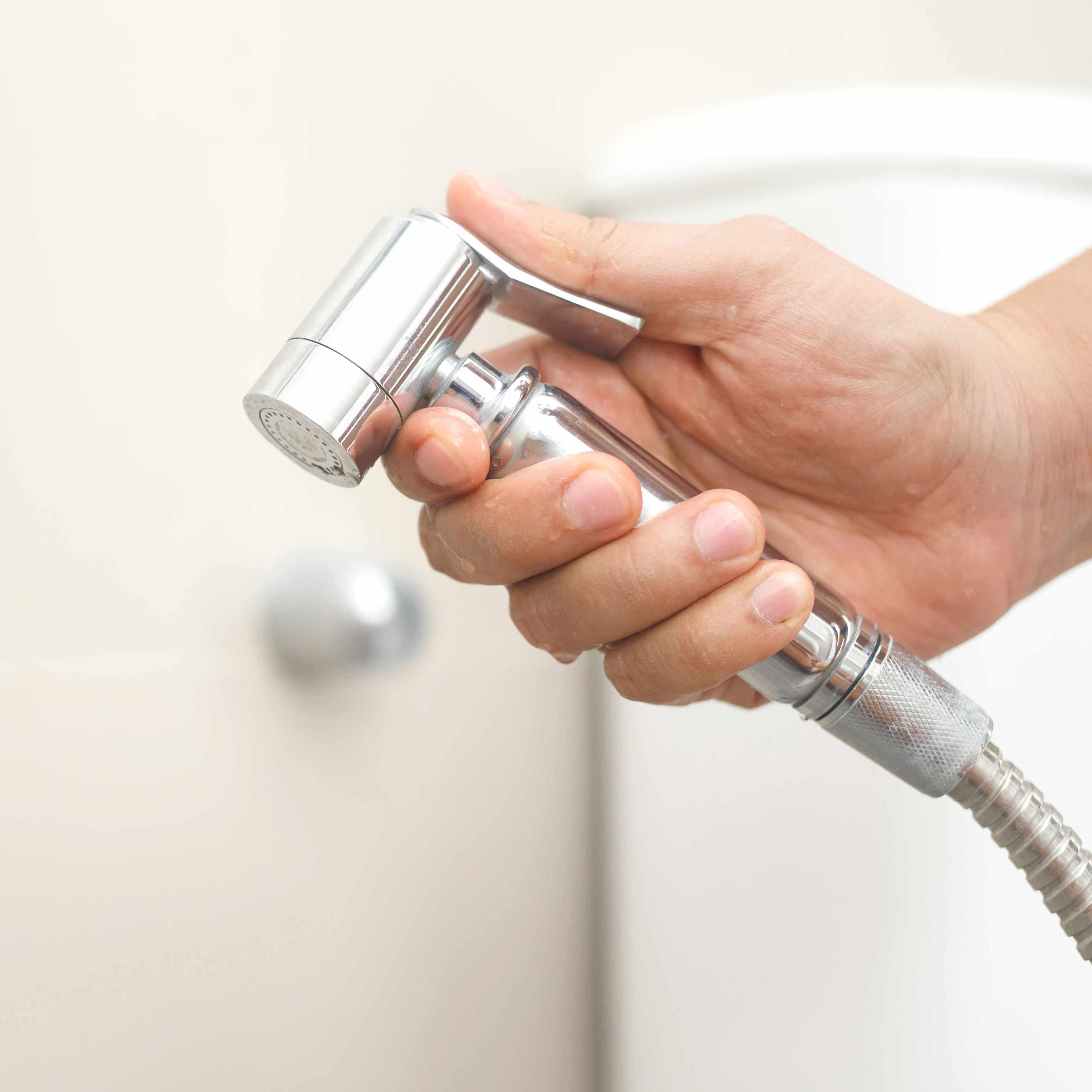 Installation einer Hygienedusche