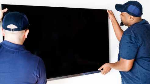 Television asennus seinälle