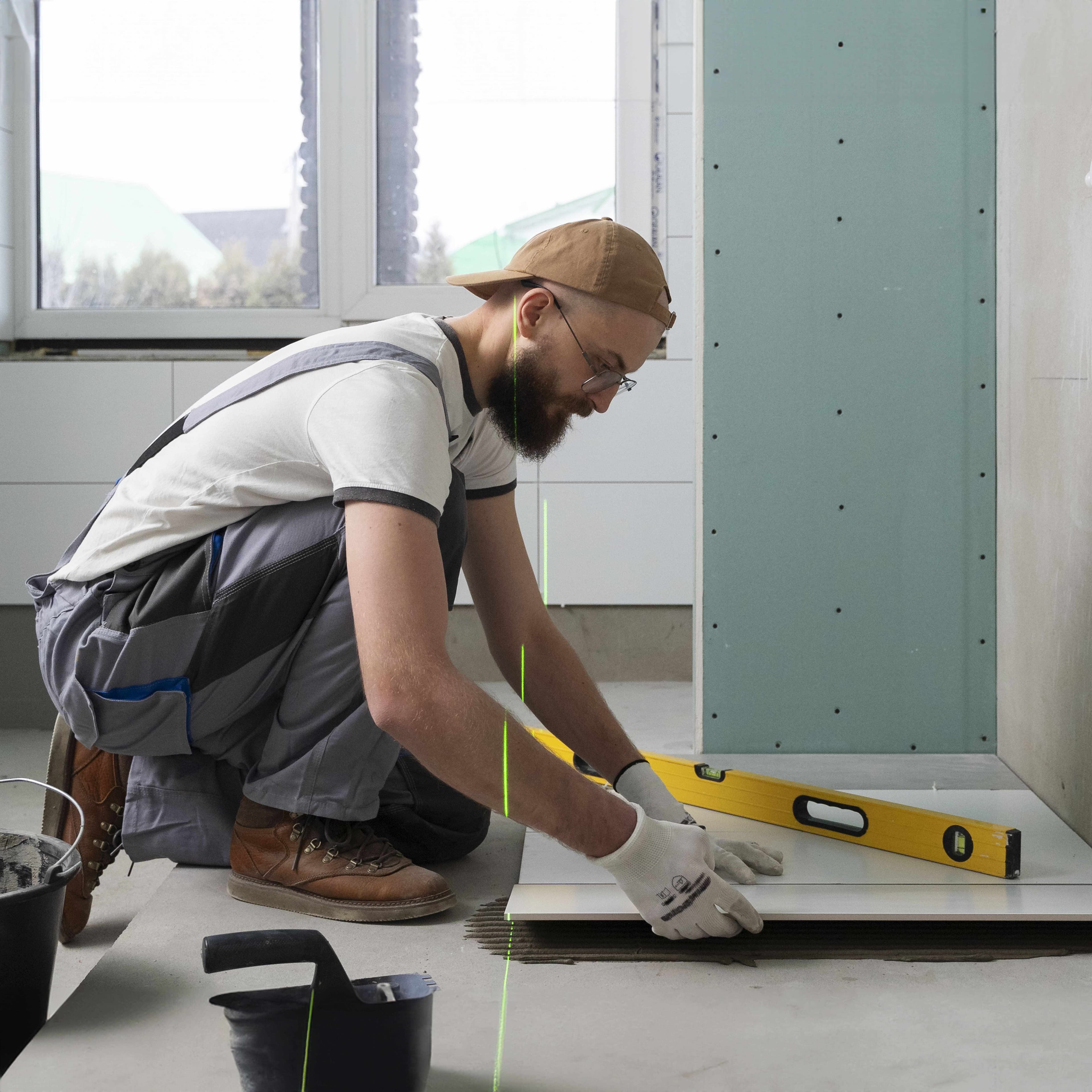Construction d'un seuil de salle de bain