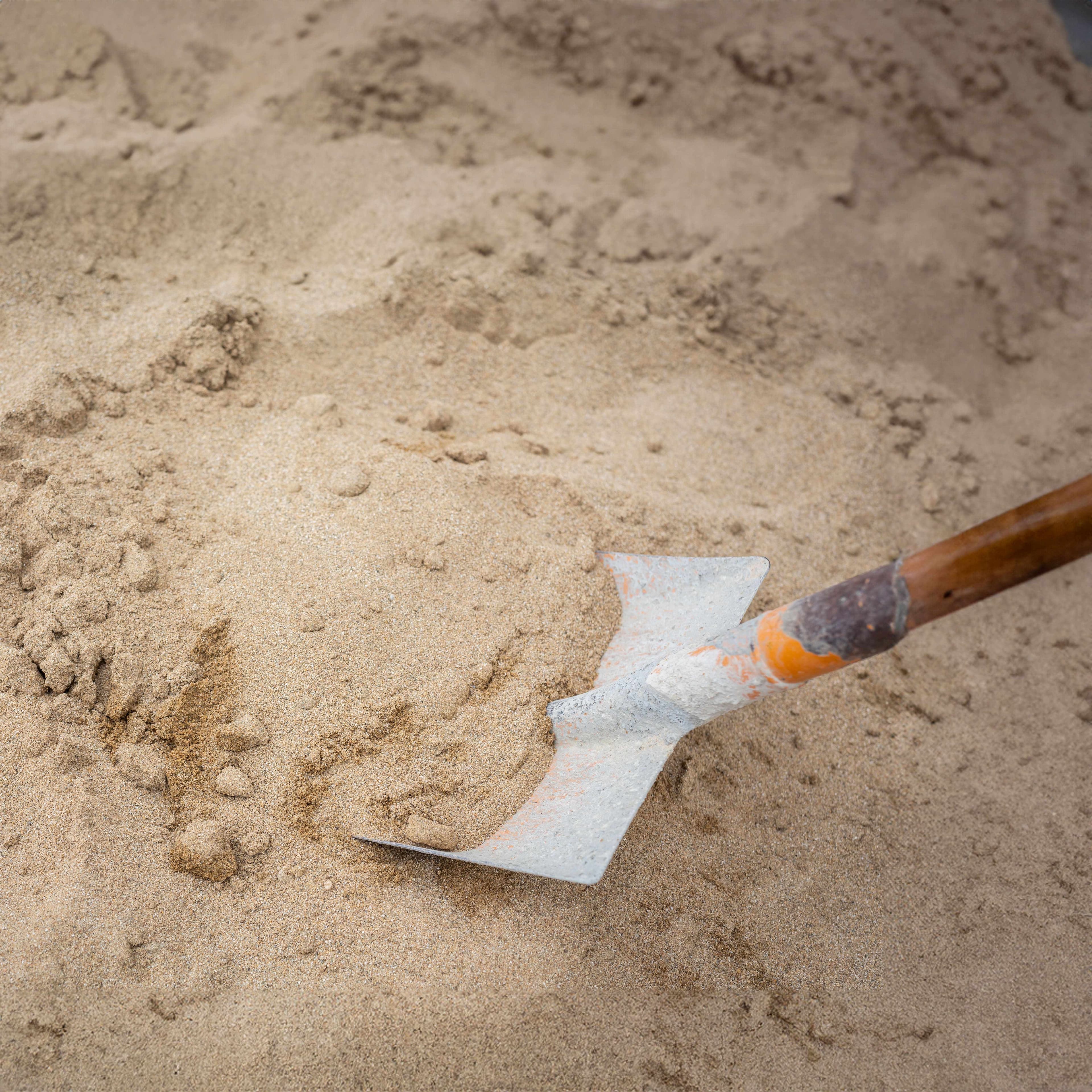 Sandbettvorbereitung