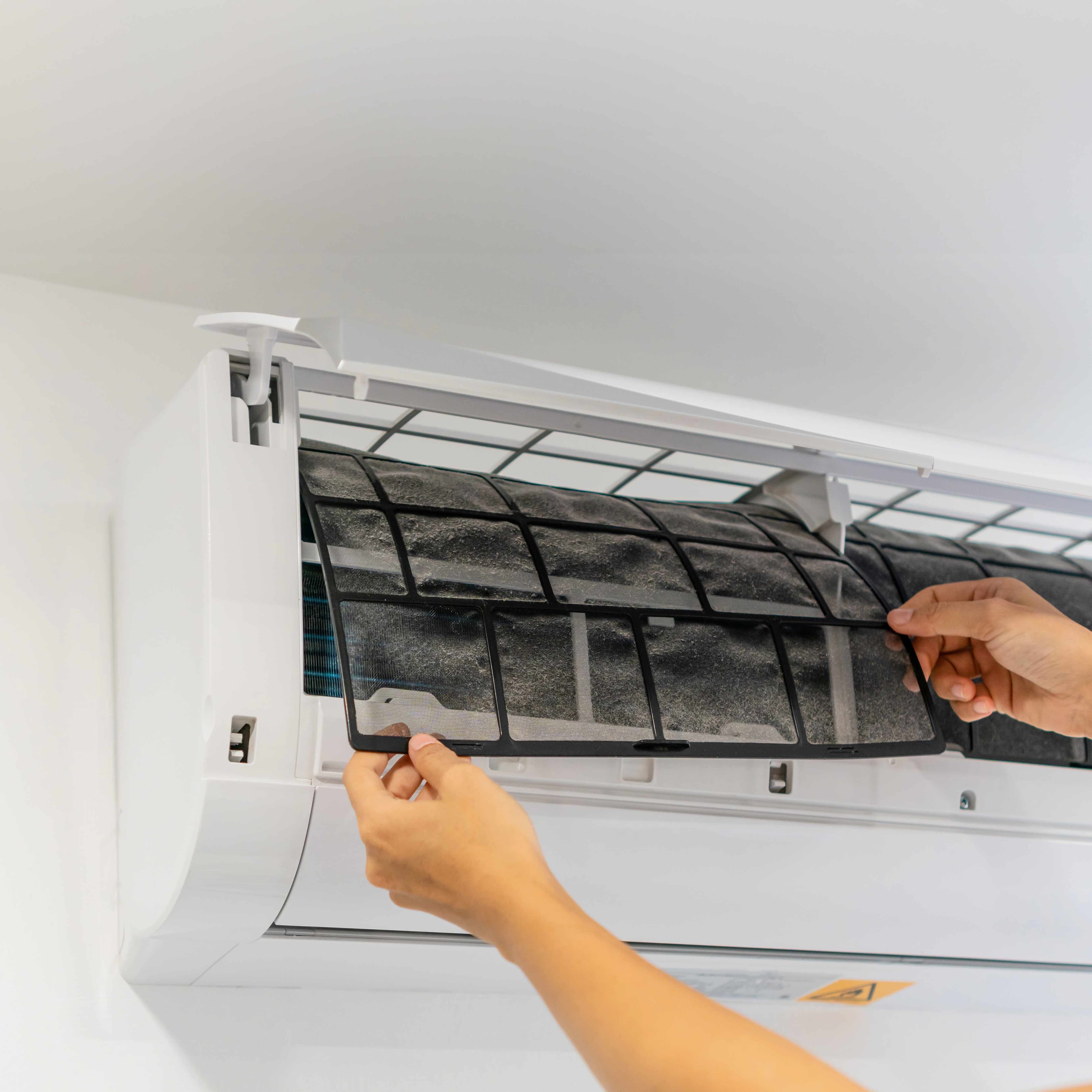 Replacing air conditioner filters