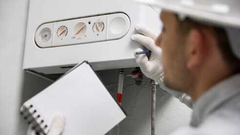 Reparatie van gasboiler