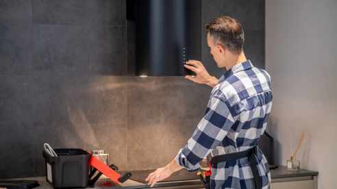 Instalación de campana extractora