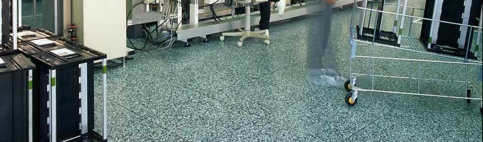 Installation of electrically conductive flooring