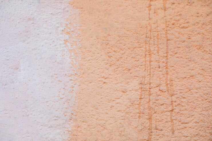 External plasters with terracotta and mesh