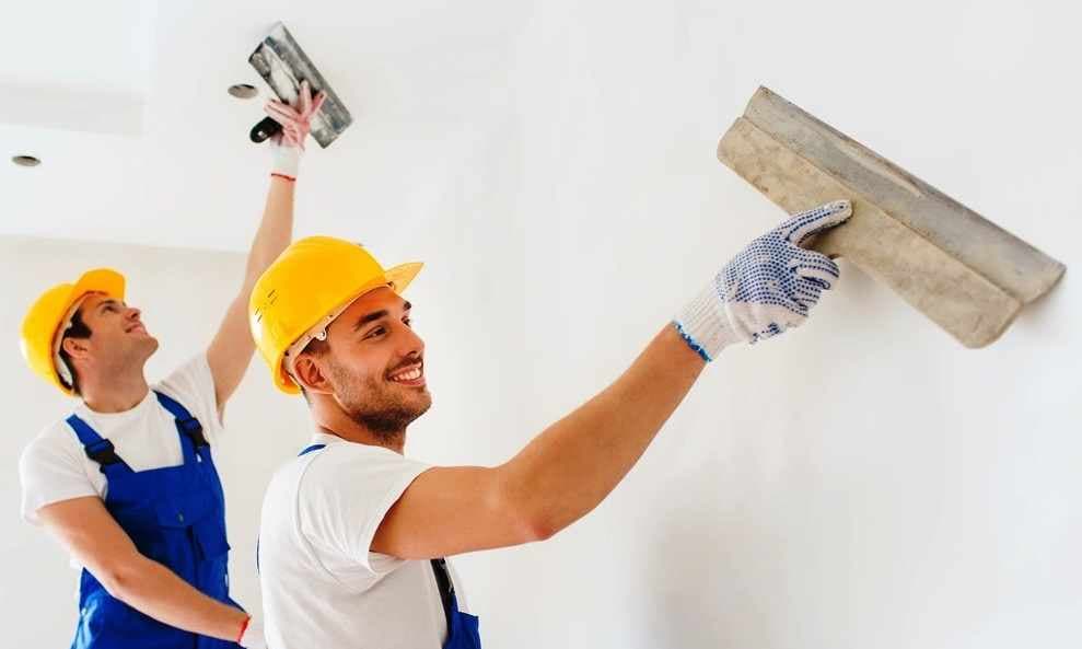 Correções antes da pintura e preparação com massa